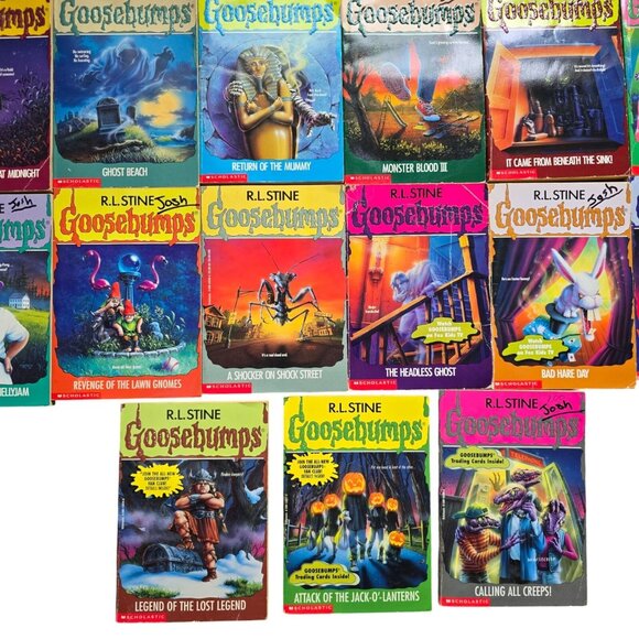 GOOSEBUMPS Book Lot RL Stine Paperback Spooky Scary Stories Goose Bumps Vintage - Picture 7 of 16